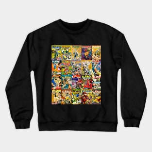 PLANET COMICS COLLAGE Crewneck Sweatshirt